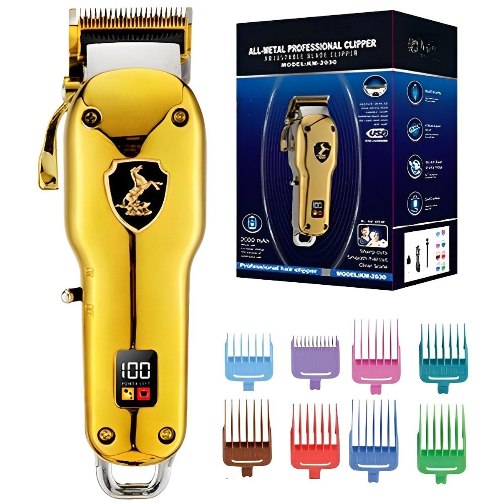 Metal Professional Cordless Rechargeable Hair Trimmer