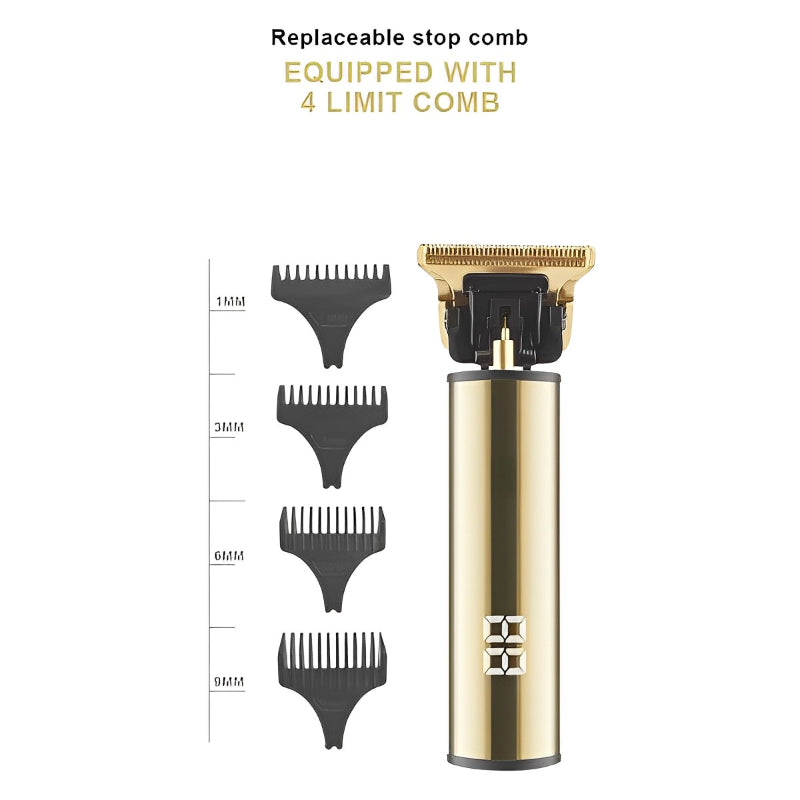 LCD Professional Cord And Cordless Hair Trimmer Men