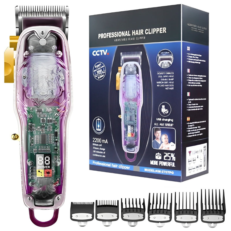 Original Barber Hair Clipper With Six Attachment