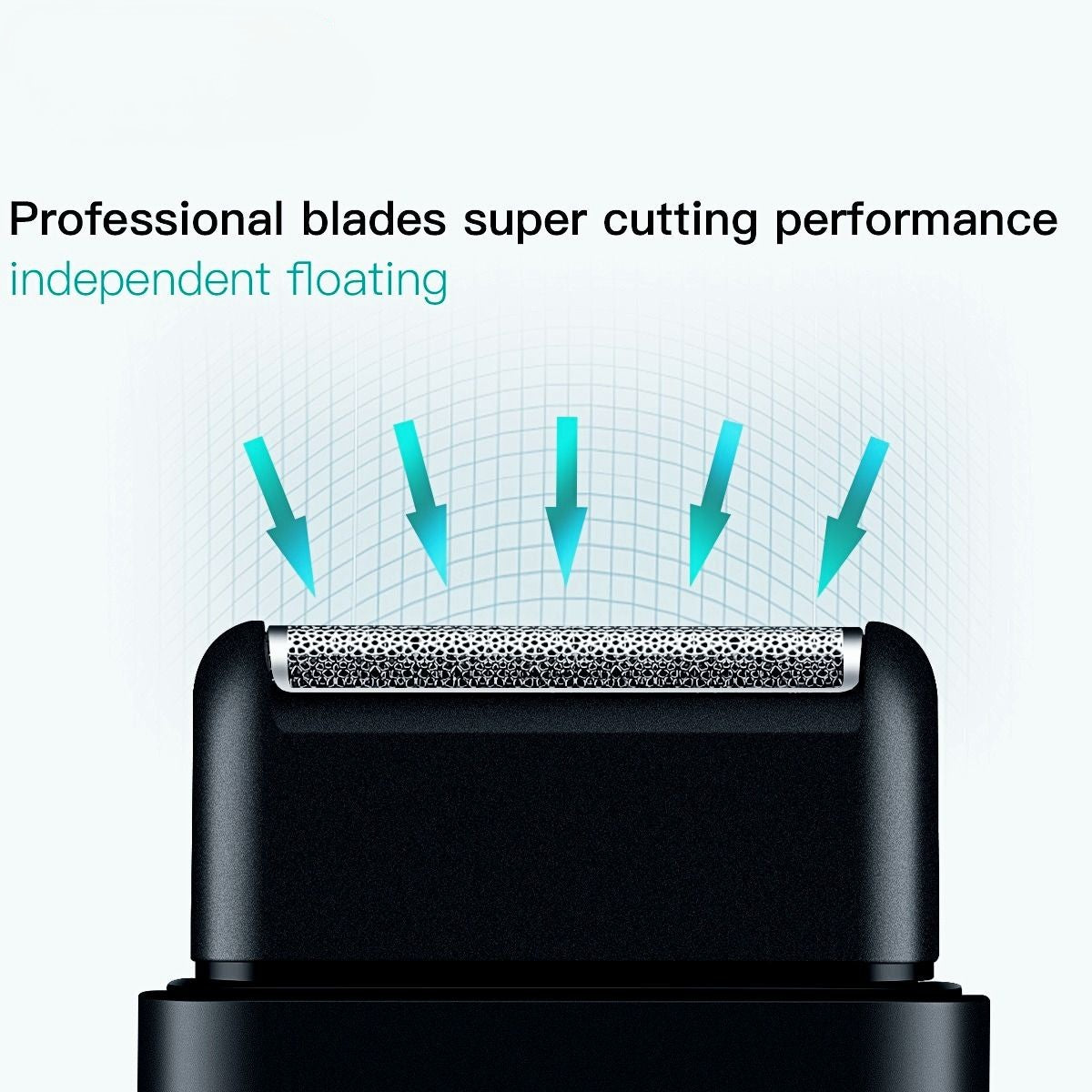 Portable Mini Dual Blade Professional Beard Trimmer