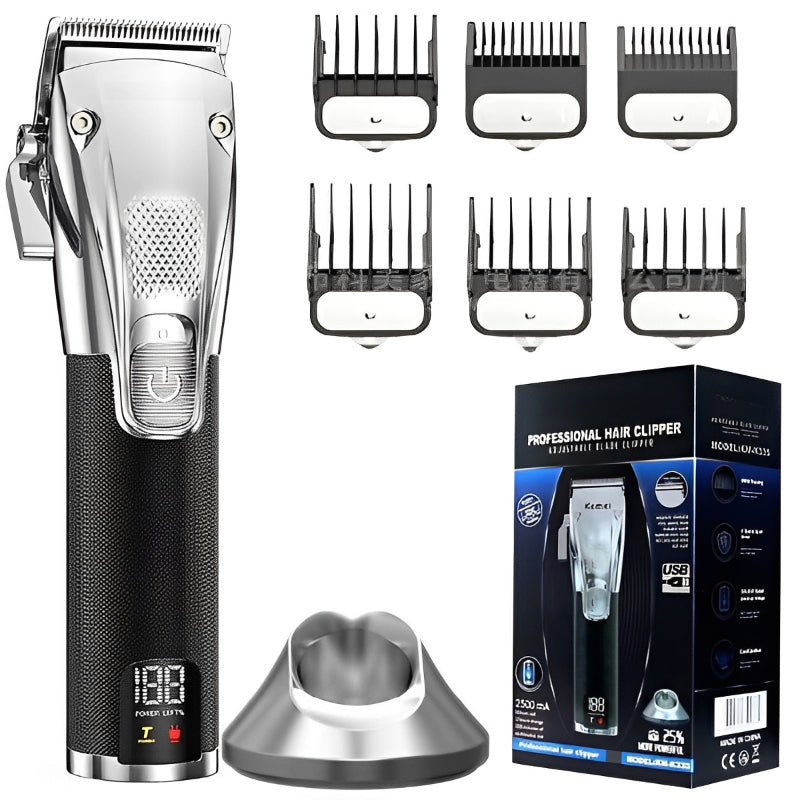 Powerful Adjustable Electric Barber Haircut Trimmer