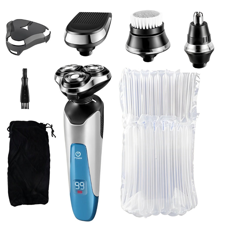 4 In 1 Floating Head Rechargeable Electric Shaver For Men