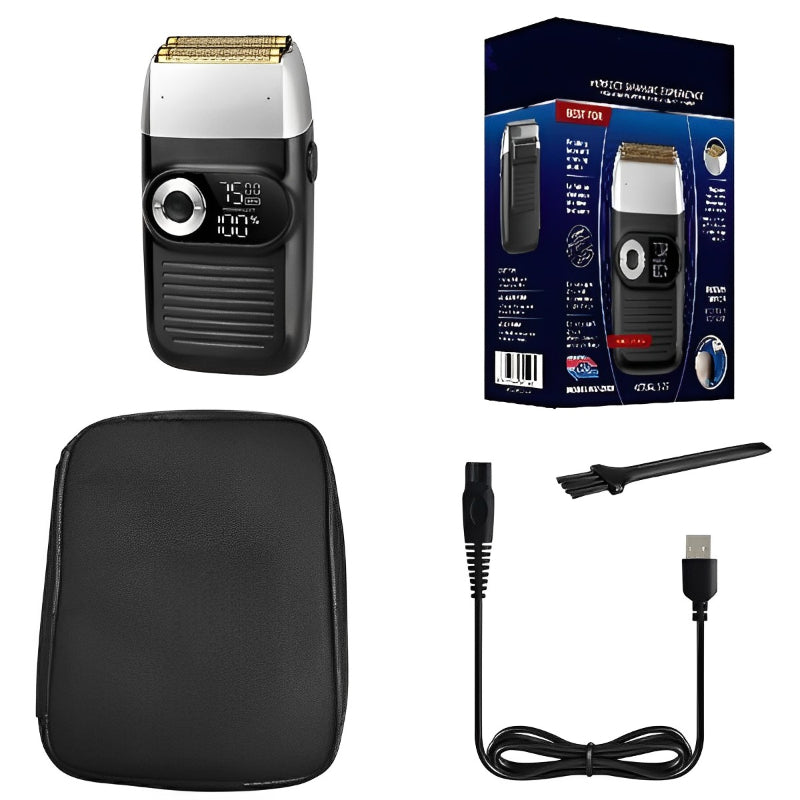 Rechargeable Metal Housing Pro Electric Shaver For Men