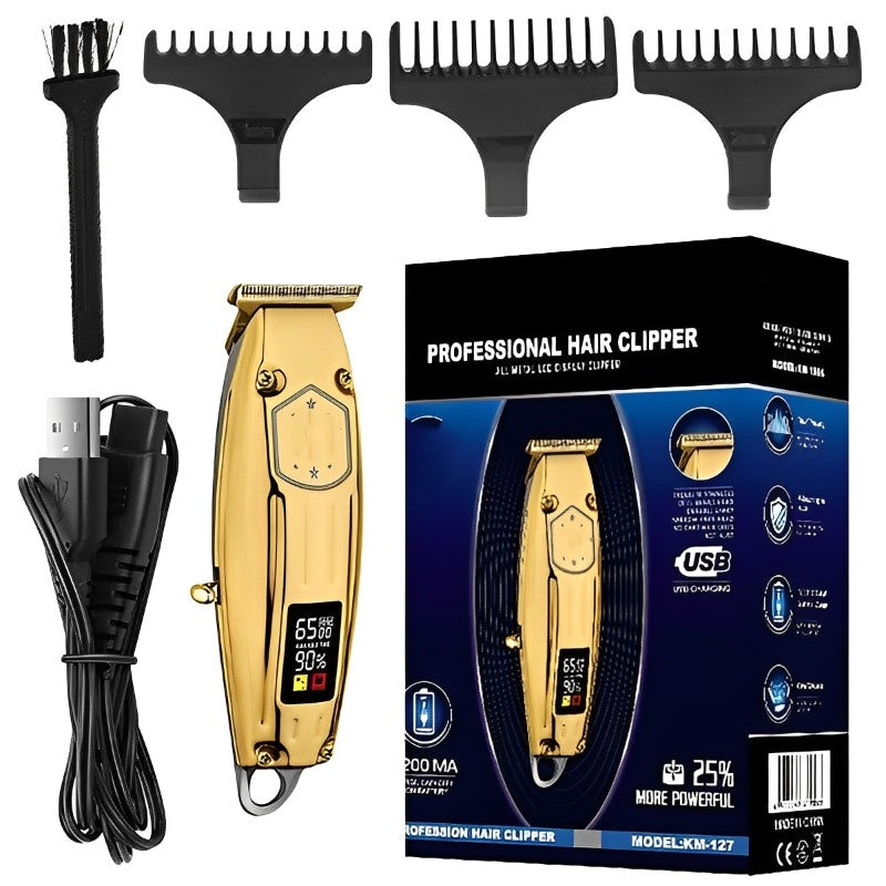 Professional Aluminum Alloy Beard Hair Trimmer
