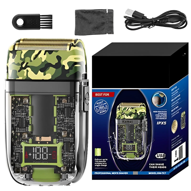 Transparent Hair Beard Electric Shaver For Men