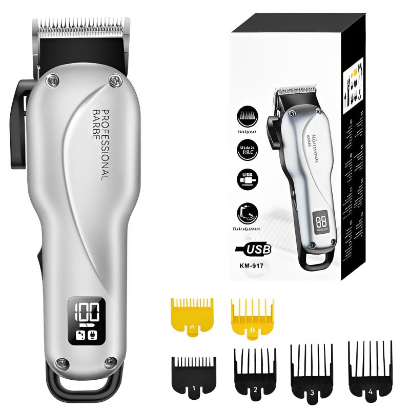 Rechargeable Cord Cordless Beard Hair Clipper For Men