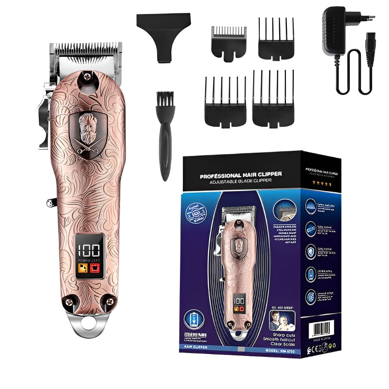 Professional Full Metal Barber Electric Hair Clipper