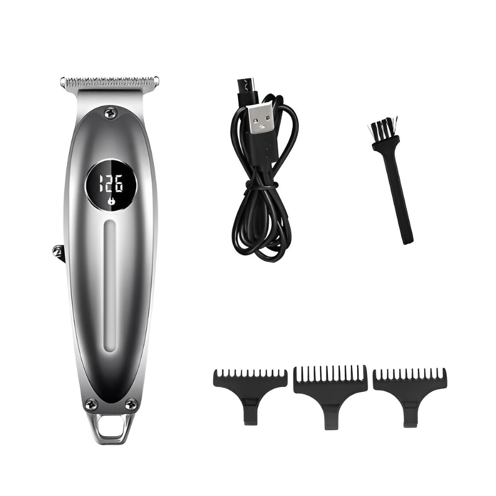 Original LCD Full Metal Hair Trimmer For Men