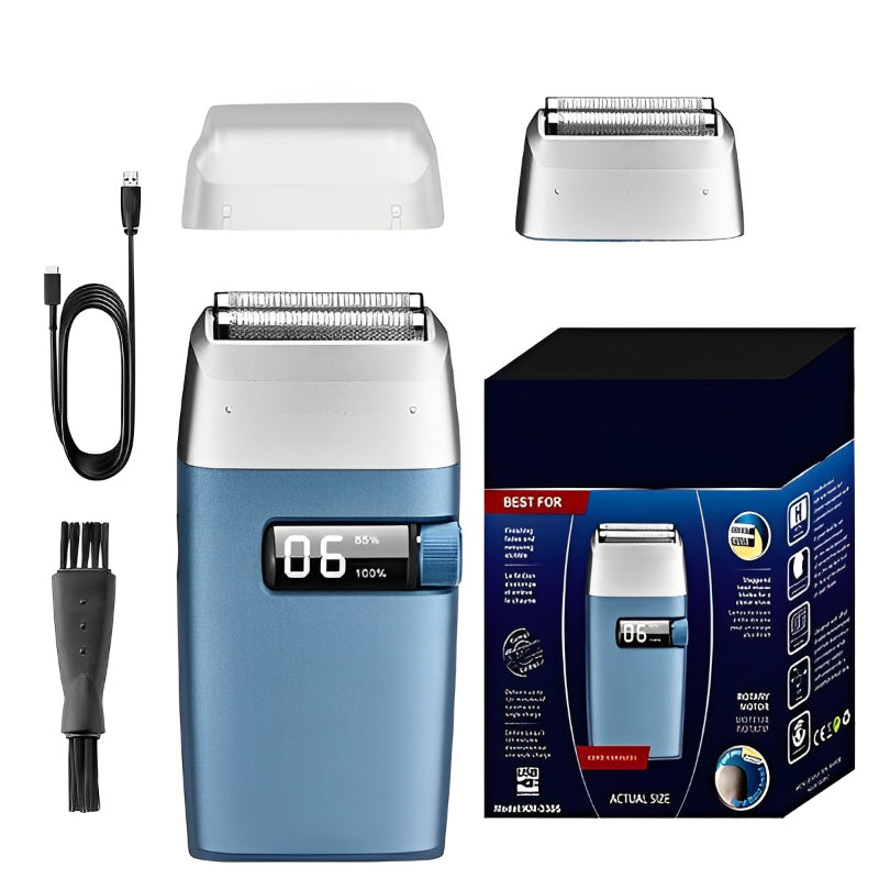 Blue Rechargeable Electric Hair Beard Shaver