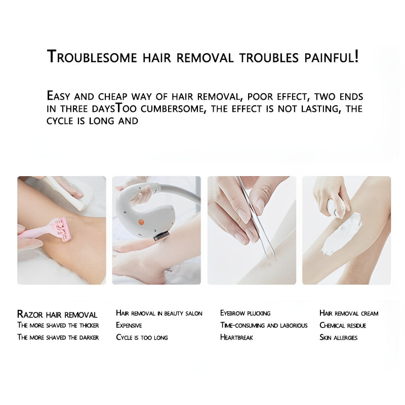 Epilator LCD Five Levels Permanent Pulsed Light Device