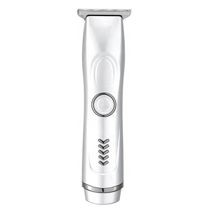 Silver And Black Electric Cordless Rechargeable Hair Trimmer