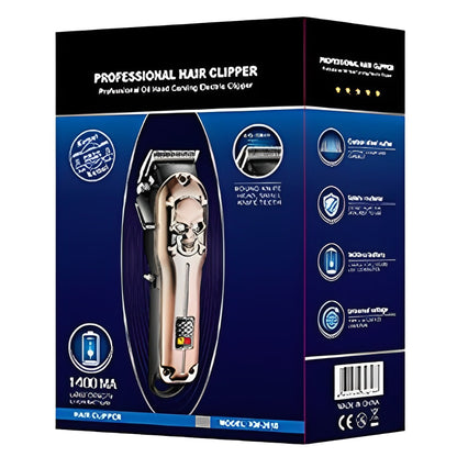 Professional Barber Adjustable Cordless Electric Hair Clipper With LCD Display