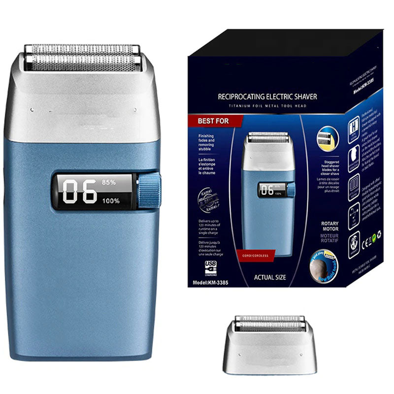 Blue Rechargeable Electric Hair Beard Shaver