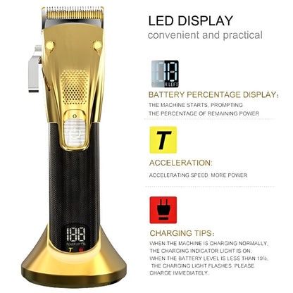 Professional Adjustable Electric Hair Clipper For Men