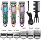 Men's Adjustable Electric LCD Hair Clipper Machine