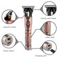 Skull Symbol Metal Housing Rechargeable Electric Hair Trimmer