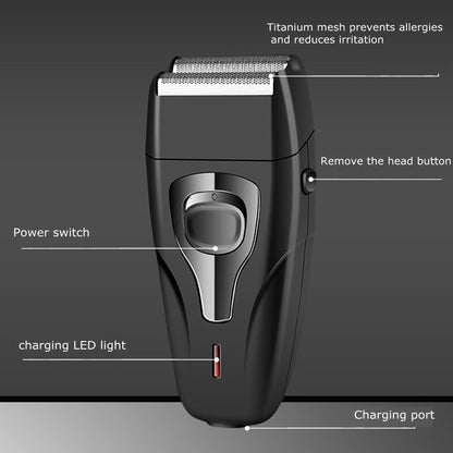 Metal Shell Rechargeable Electric Shaver