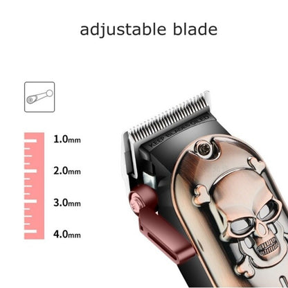 Professional Barber Adjustable Cordless Electric Hair Clipper With LCD Display