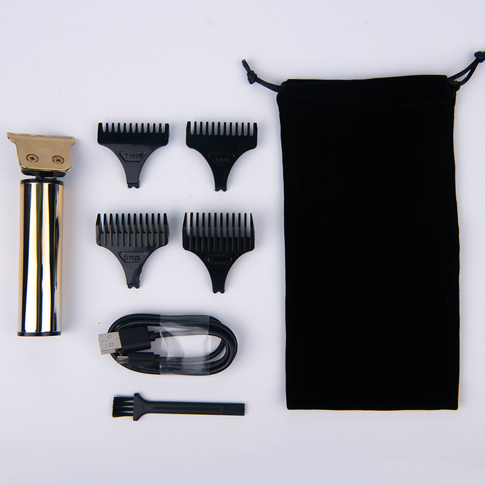 Gold Glow Rechargeable Men's Beard & Hair Trimmer Grooming Kit For Face & Body