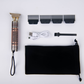 Antique Bronze Rechargeable Men's Beard & Hair Trimmer Grooming Kit For Face & Body