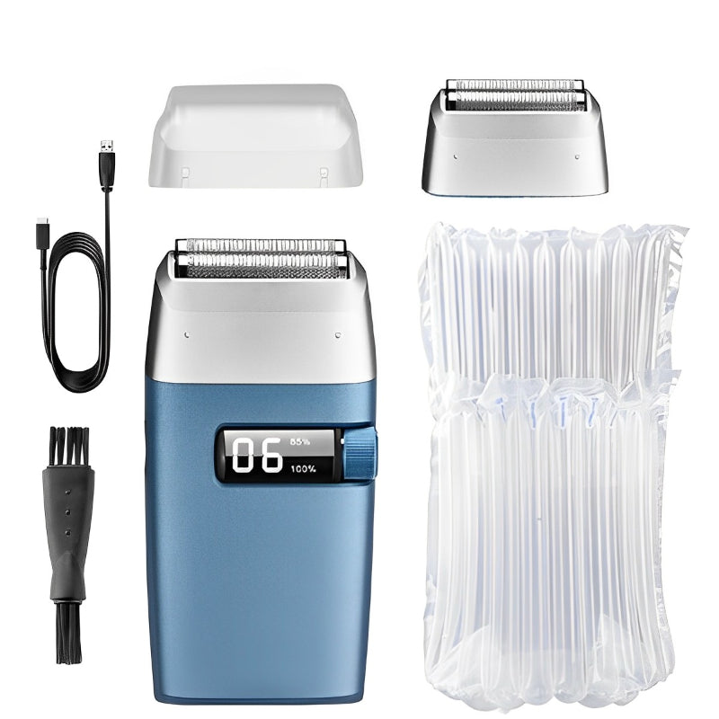 Blue Rechargeable Electric Hair Beard Shaver