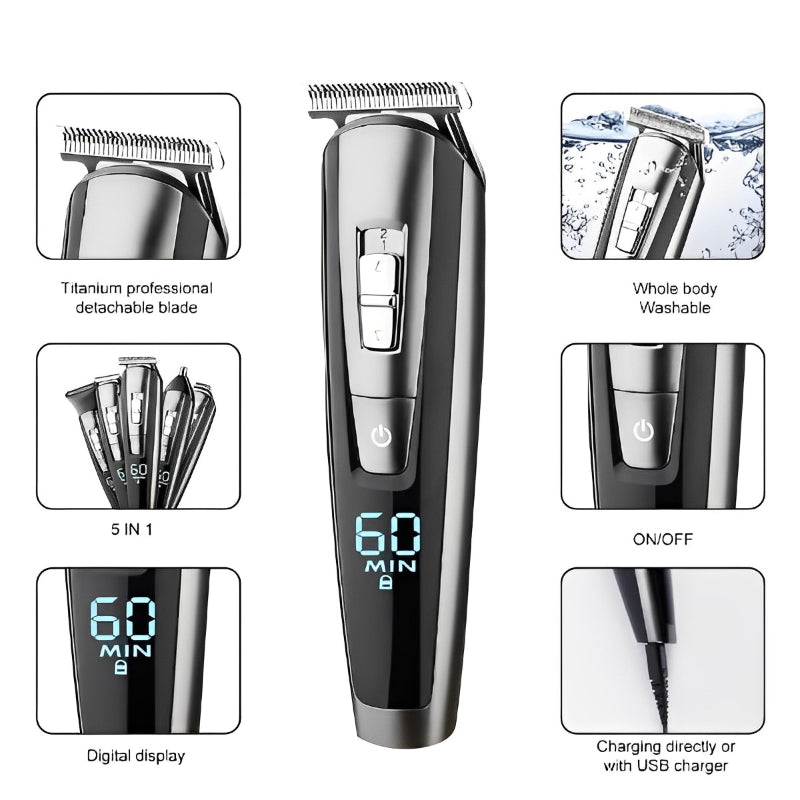 Professional All-In-One Hair Beard Trimmer For Men