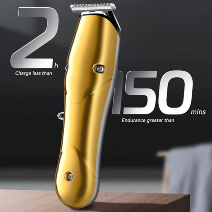 2 In 1 All Metal Electric Rechargeable Hair Trimmer
