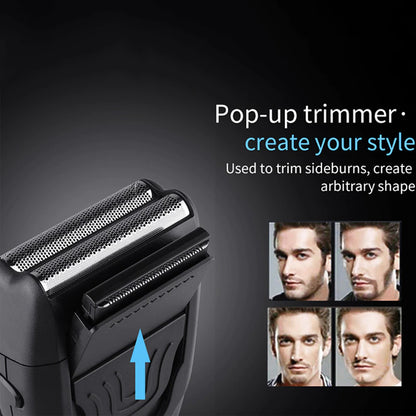 Metal Shell Rechargeable Electric Shaver