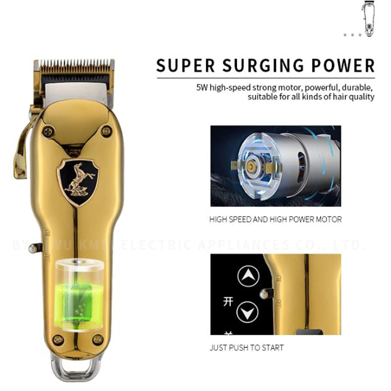 Horse Symbol All Metal Professional Hair Trimmer