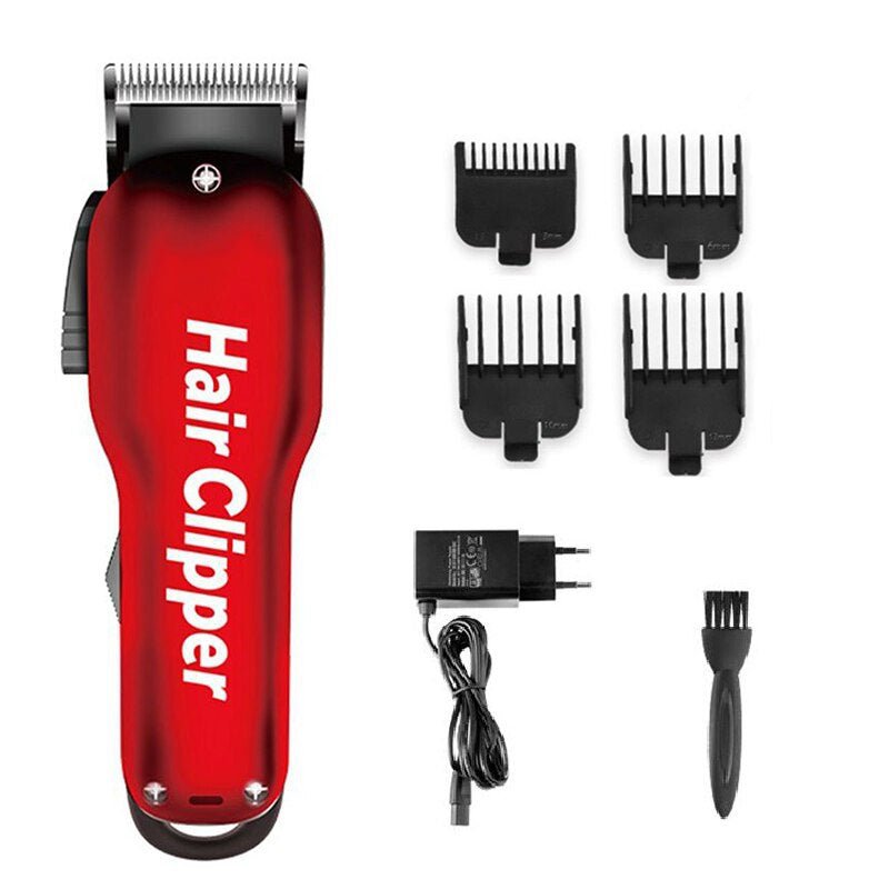 Professional Red Electric Hair Trimmer Machine