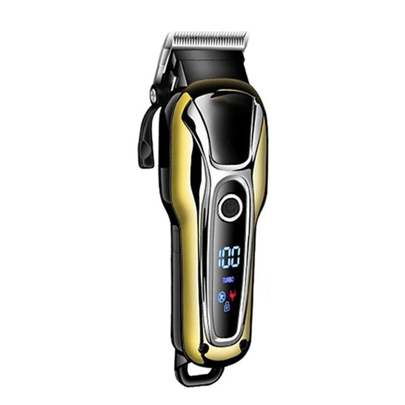Professional LCD Display Cordless Electric Hair Trimmer For Men