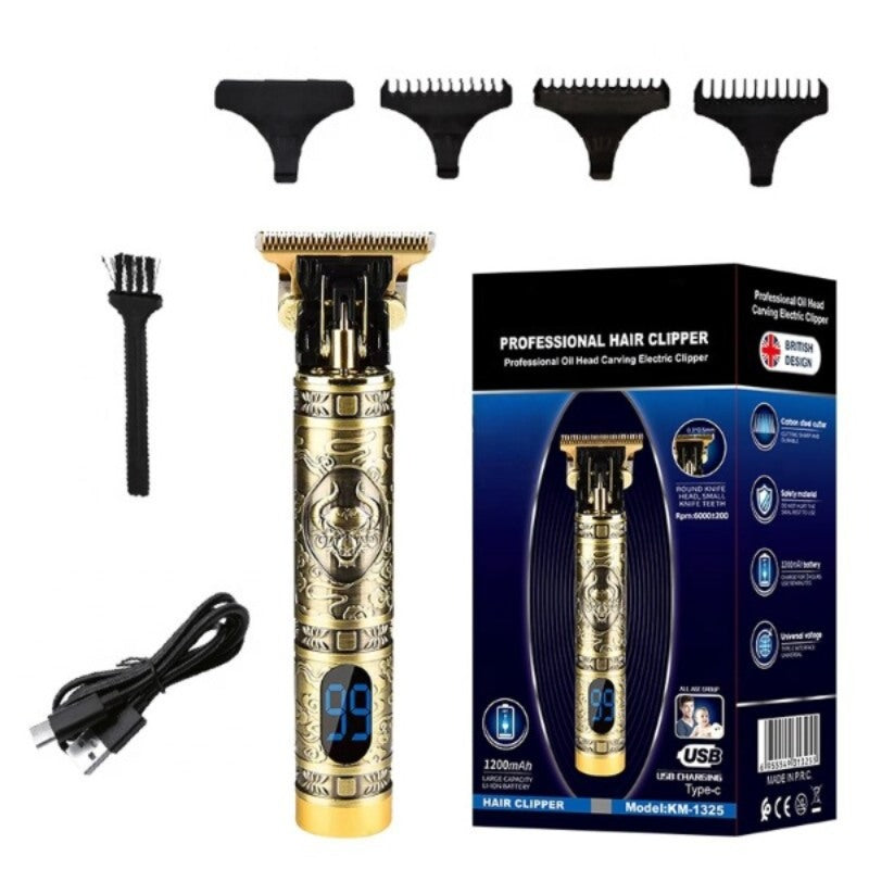 Professional Lithium LCD Display Hair Trimmer