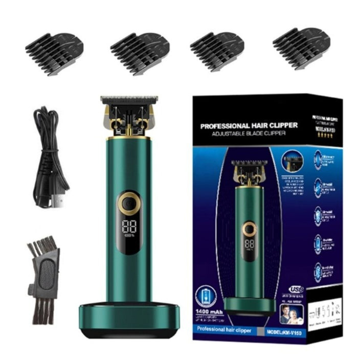 Professional Electric Rechargeable Metal Hair Clipper