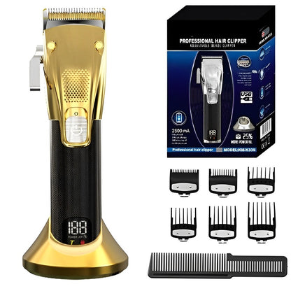 Professional Adjustable Electric Hair Clipper For Men