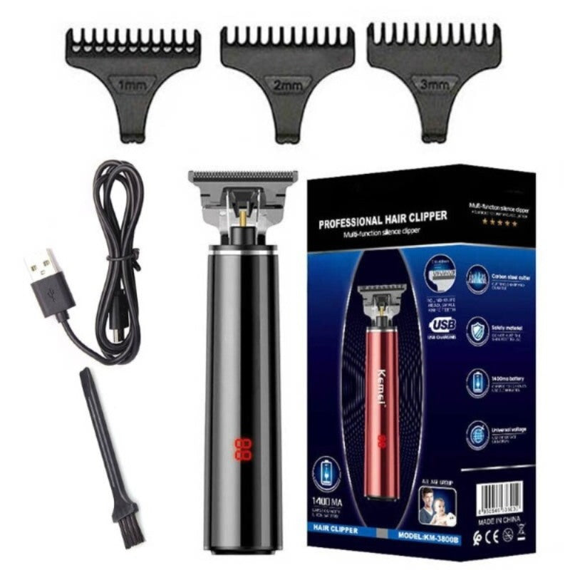 Professional LCD Display Powerful Hair Trimmer