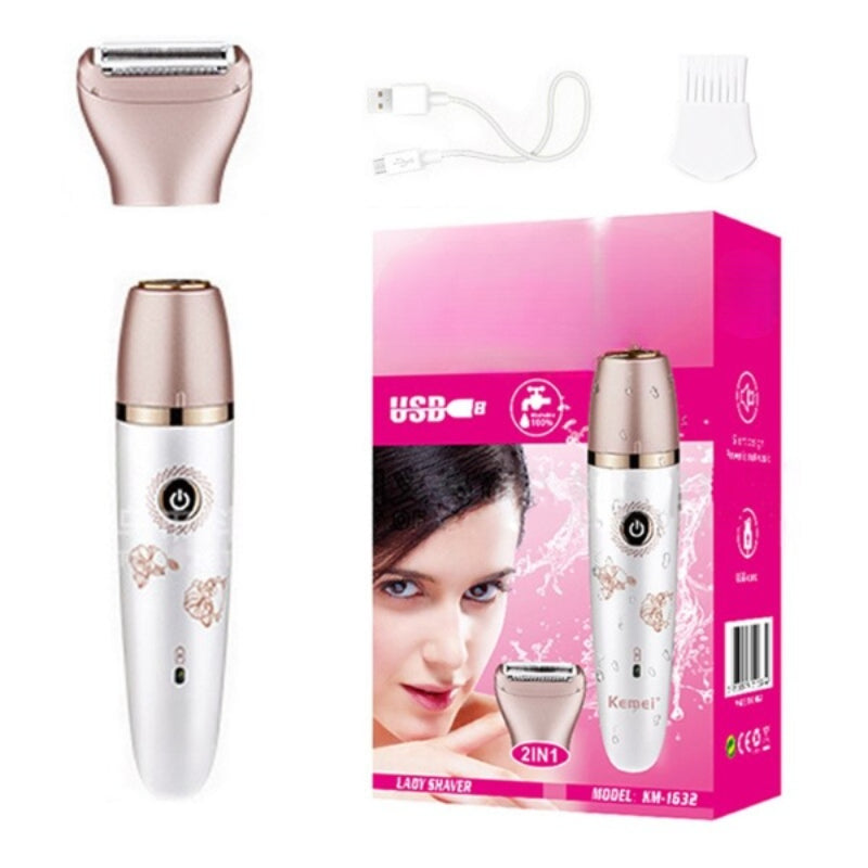 2 In 1 Women's Electric Rechargeable Shaver