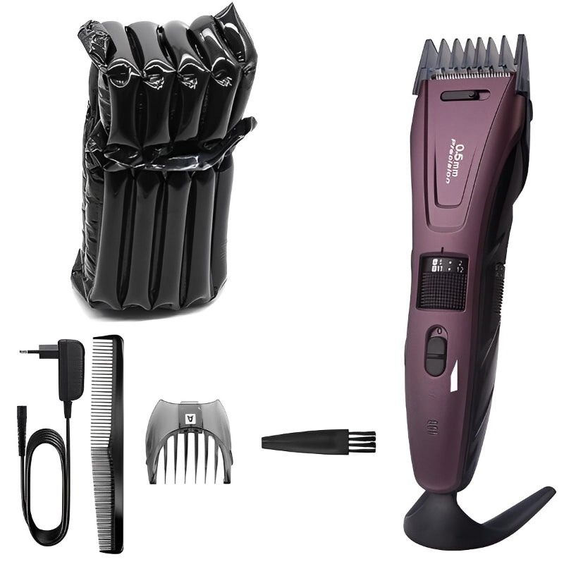 Purple Professional Rechargeable Adjustable Hair Beard Trimmer