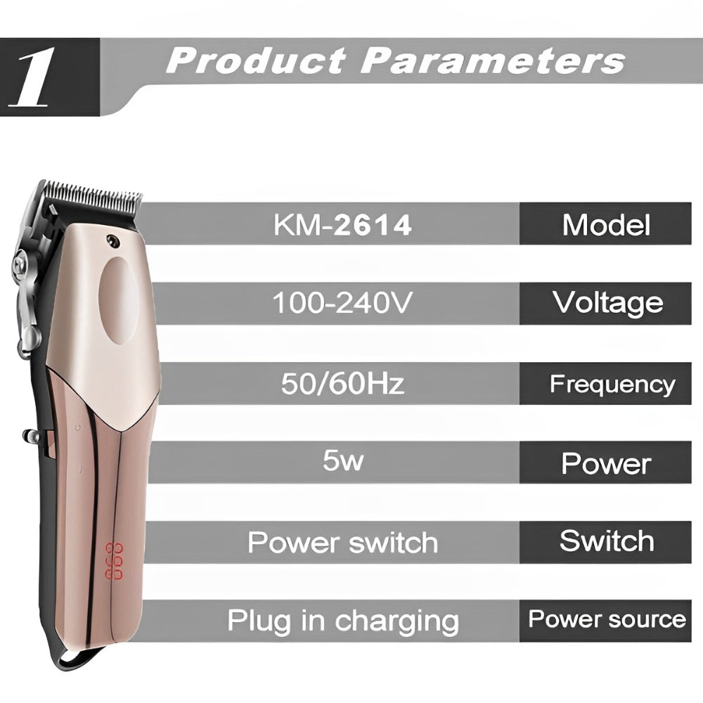 Electric Rechargeable Barber Hair Trimmer