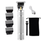 Rock Silver Rechargeable Men's Beard & Hair Trimmer Grooming Kit For Face & Body