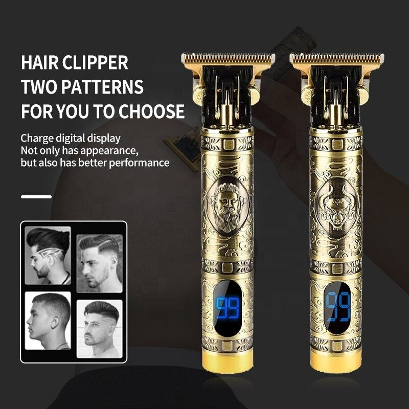 Professional Lithium LCD Display Hair Trimmer