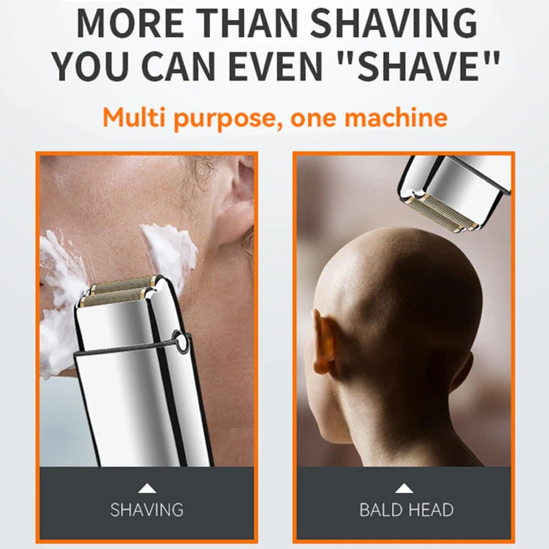 Rechargeable Barber Metal Electric Shaver