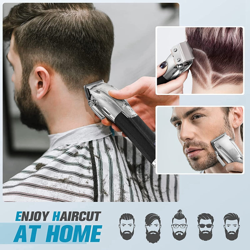 Powerful Adjustable Electric Barber Haircut Trimmer