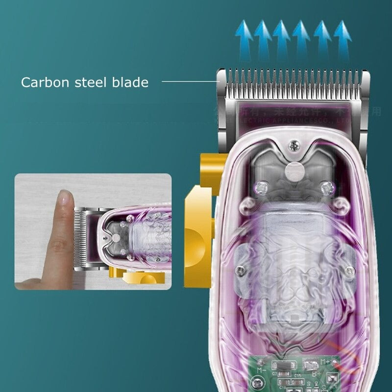 Original Barber Hair Clipper With Six Attachment