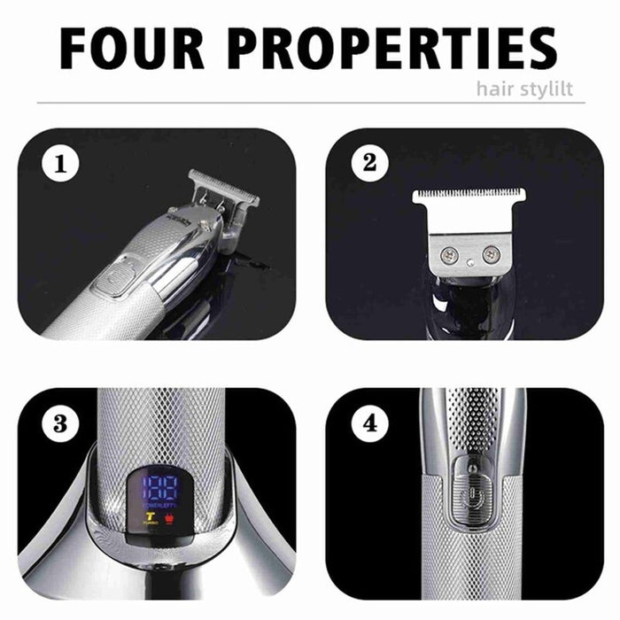 Professional Rechargeable Cordless Hair Trimmer for Men