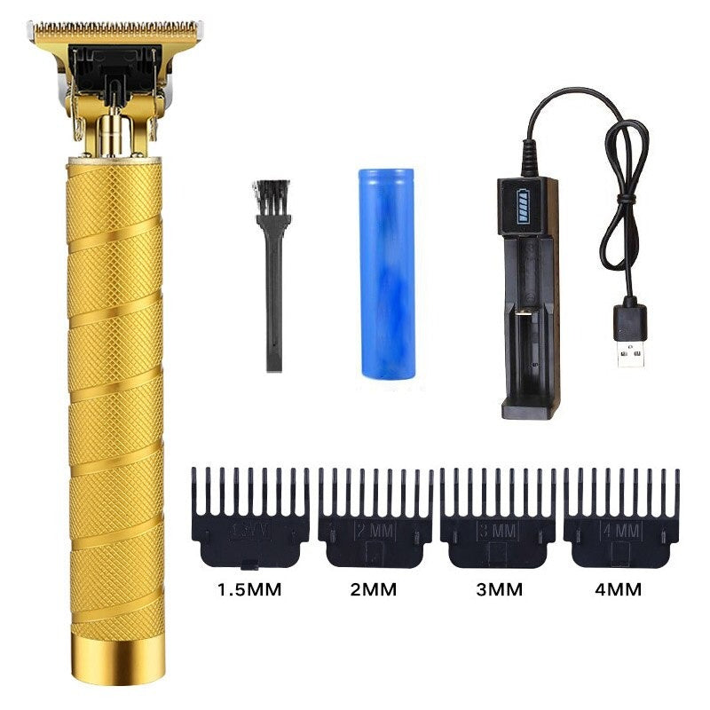 Rechargeable Professional Metal Beard Trimmer For Men
